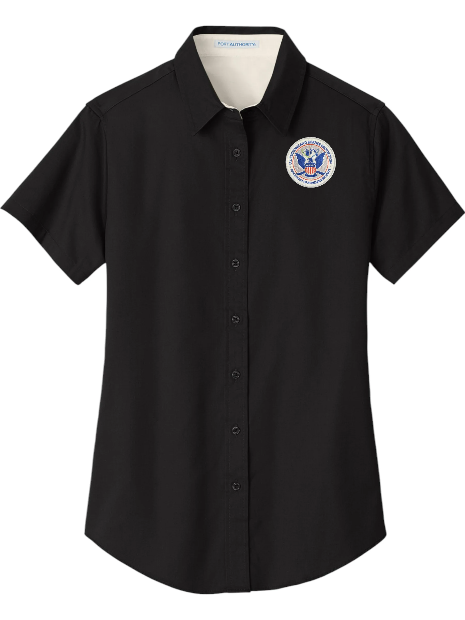 WOMEN'S CBP SEAL BUTTON UP DRESS SHIRT-L508 - Image 3