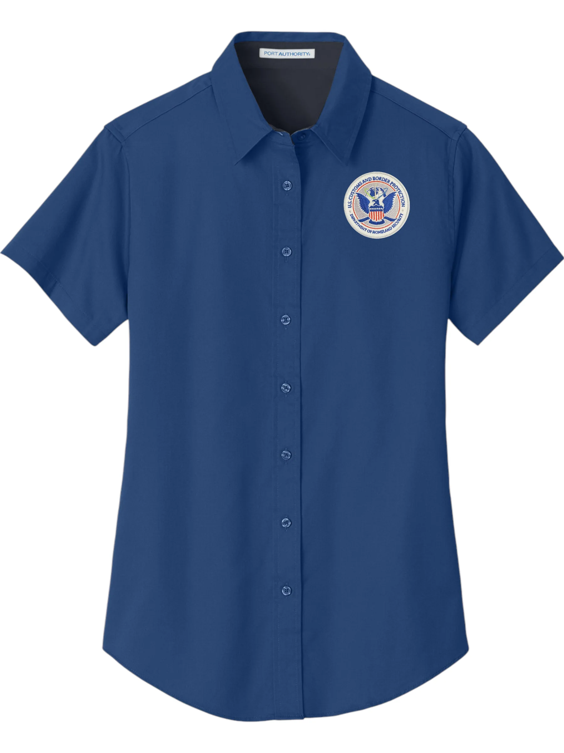 WOMEN'S CBP SEAL BUTTON UP DRESS SHIRT-L508 - Image 5