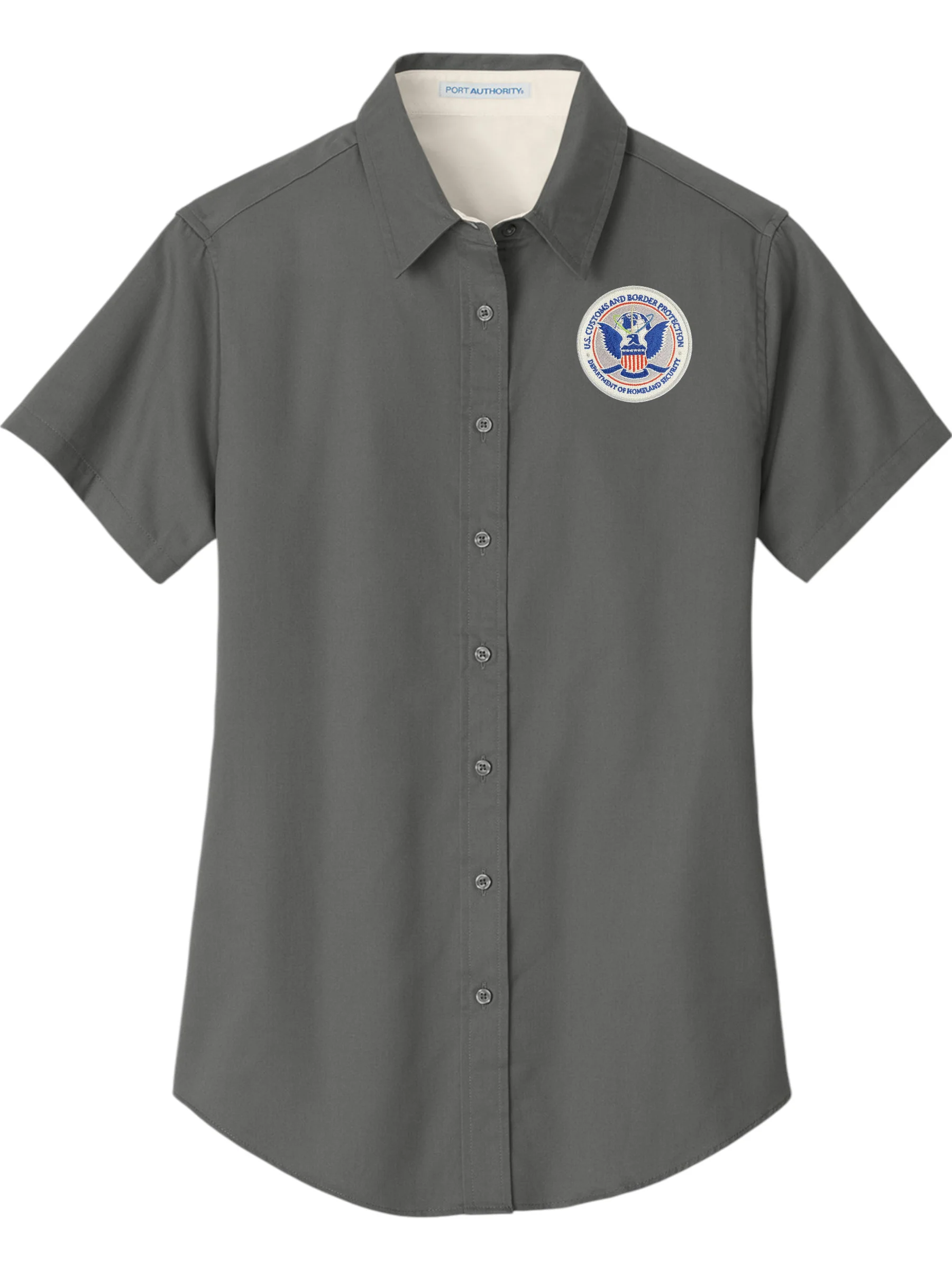 WOMEN'S CBP SEAL BUTTON UP DRESS SHIRT-L508 - Image 6