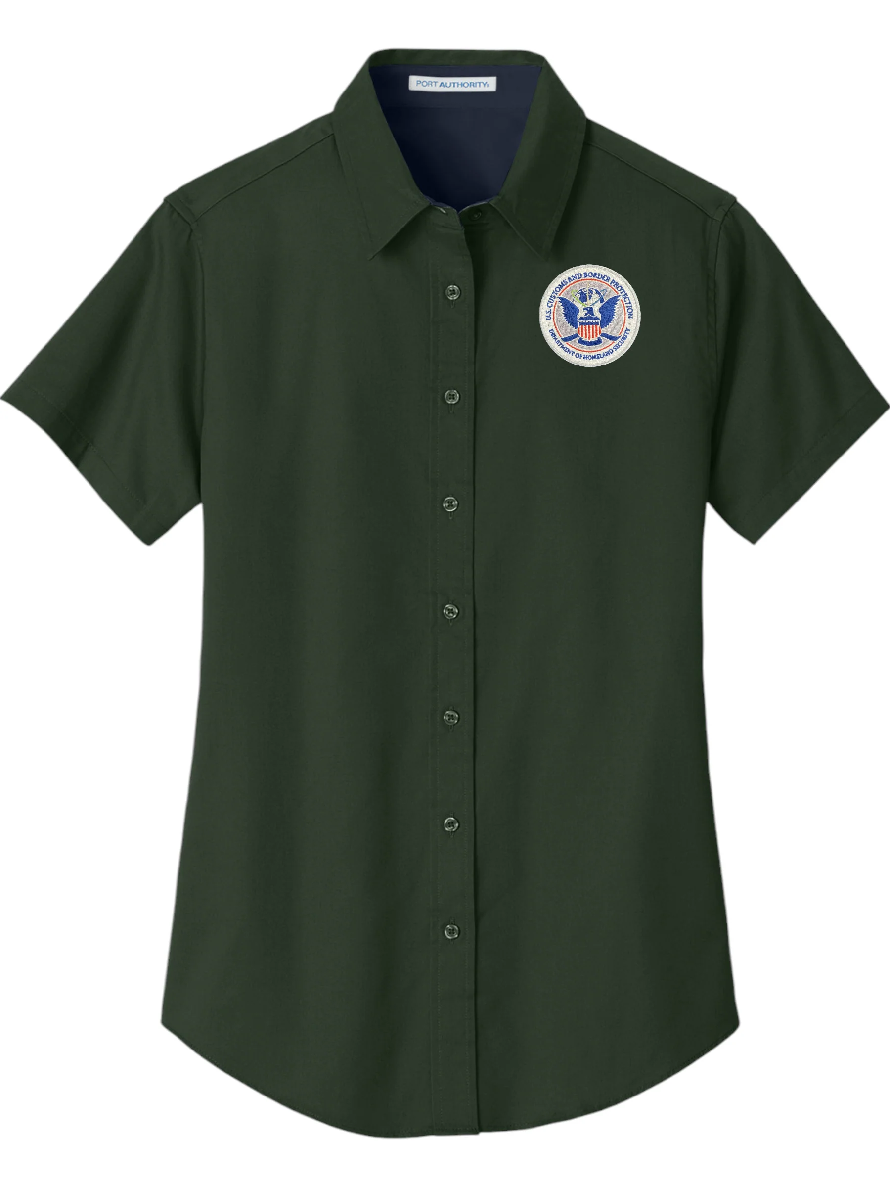 WOMEN'S CBP SEAL BUTTON UP DRESS SHIRT-L508 - Image 7