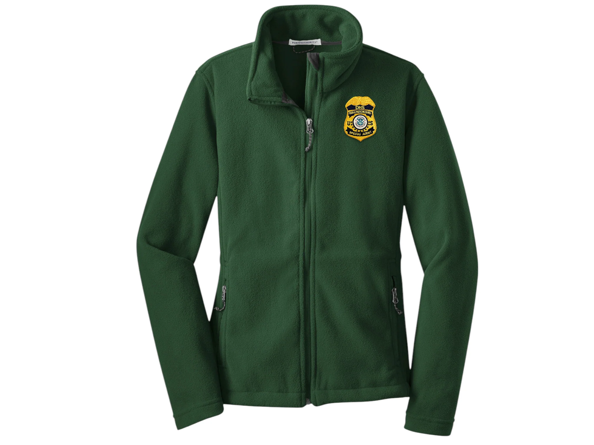 WOMEN'S DHS FPS BADGE FLEECE FULL ZIP JACKET-L217 - Image 10