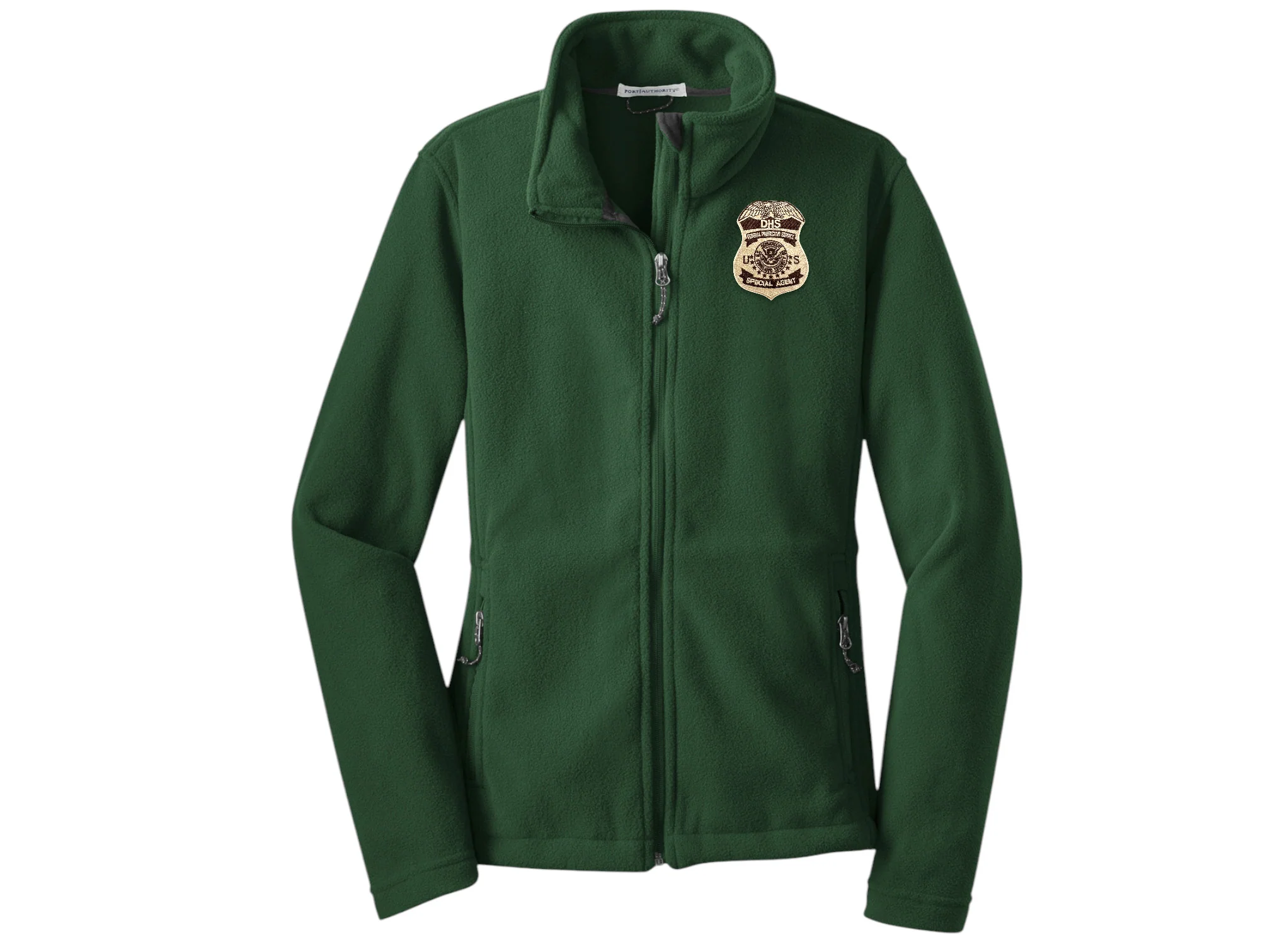WOMEN'S DHS FPS BADGE FLEECE FULL ZIP JACKET-L217 - Image 12