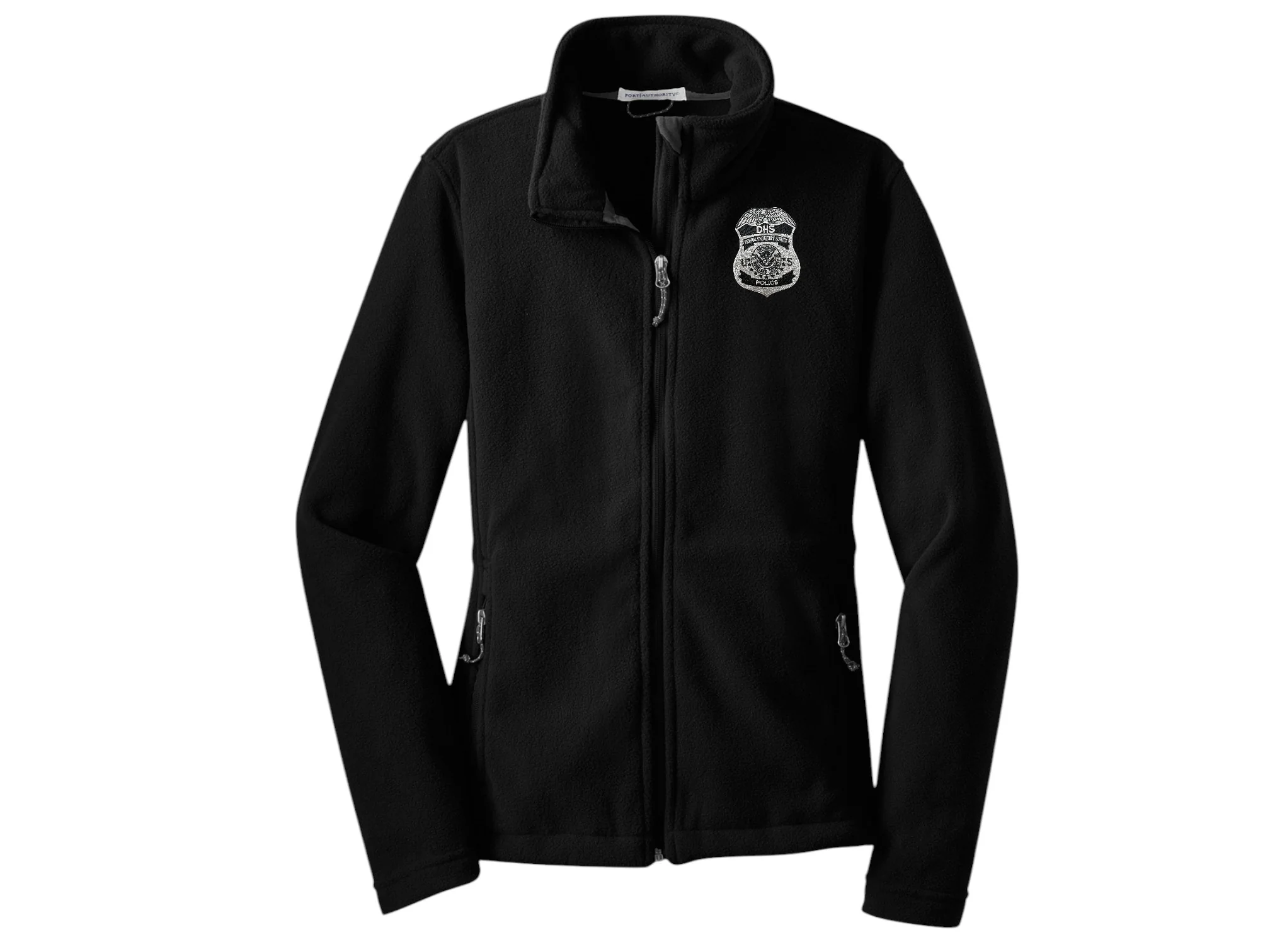 WOMEN'S DHS FPS BADGE FLEECE FULL ZIP JACKET-L217 - Image 2