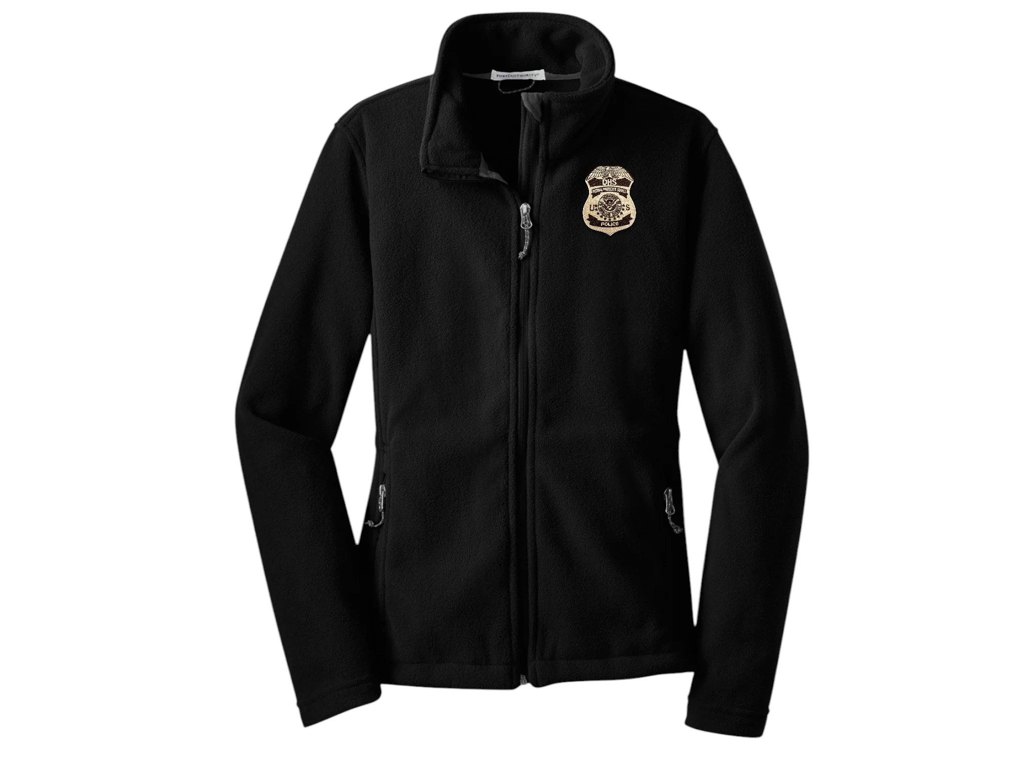 WOMEN'S DHS FPS BADGE FLEECE FULL ZIP JACKET-L217 - Image 3
