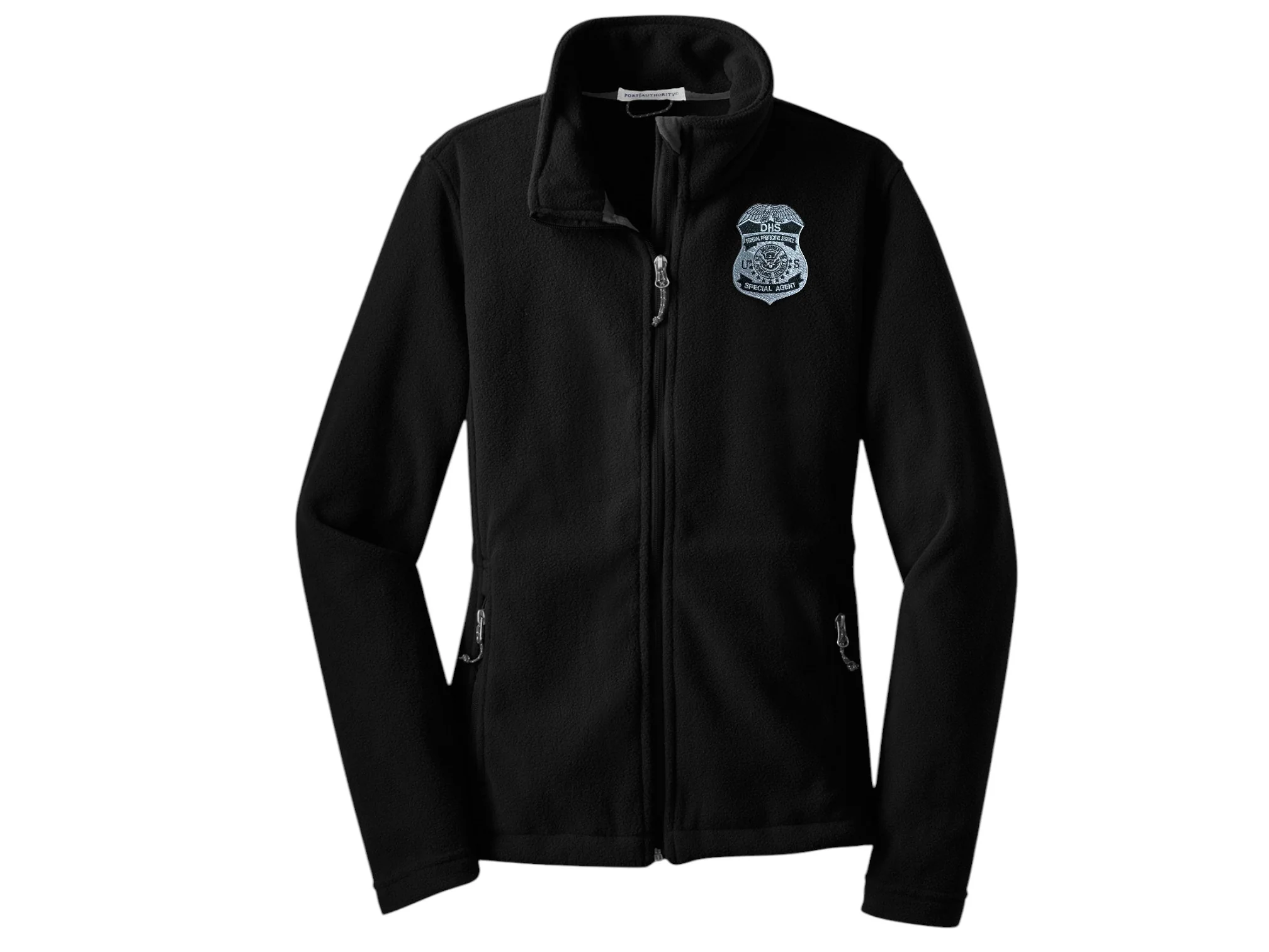 WOMEN'S DHS FPS BADGE FLEECE FULL ZIP JACKET-L217 - Image 5