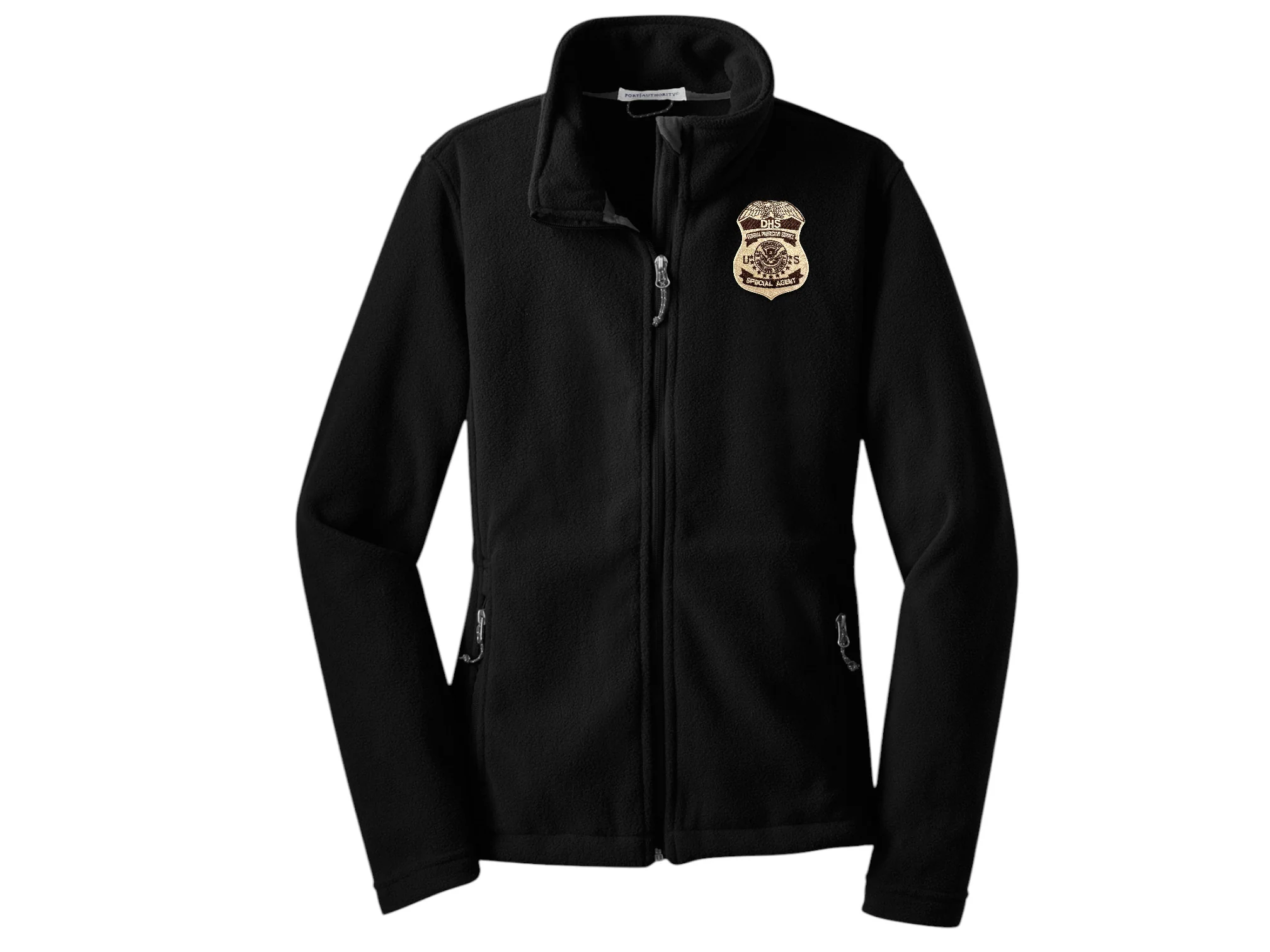 WOMEN'S DHS FPS BADGE FLEECE FULL ZIP JACKET-L217 - Image 6
