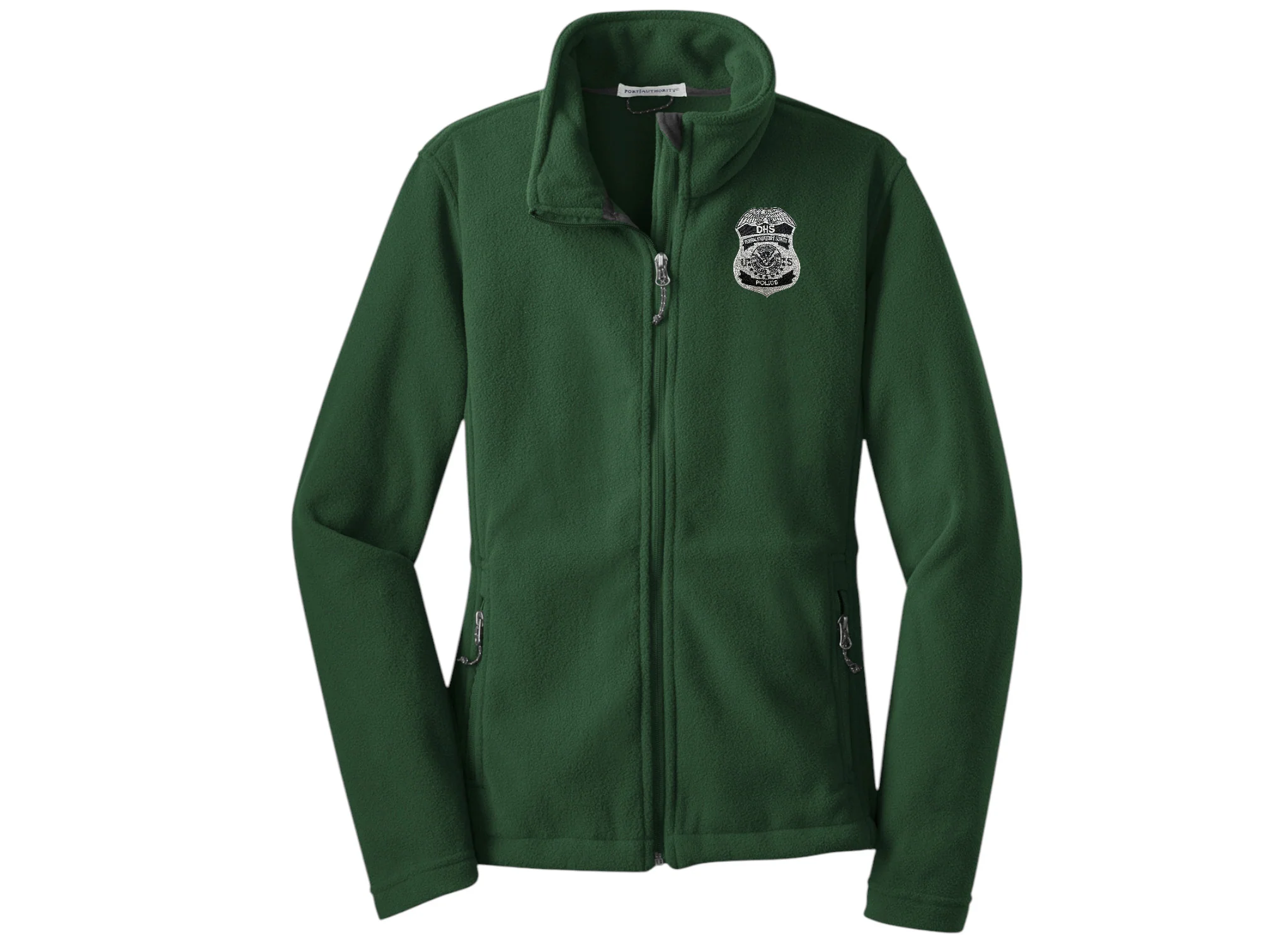 WOMEN'S DHS FPS BADGE FLEECE FULL ZIP JACKET-L217 - Image 8