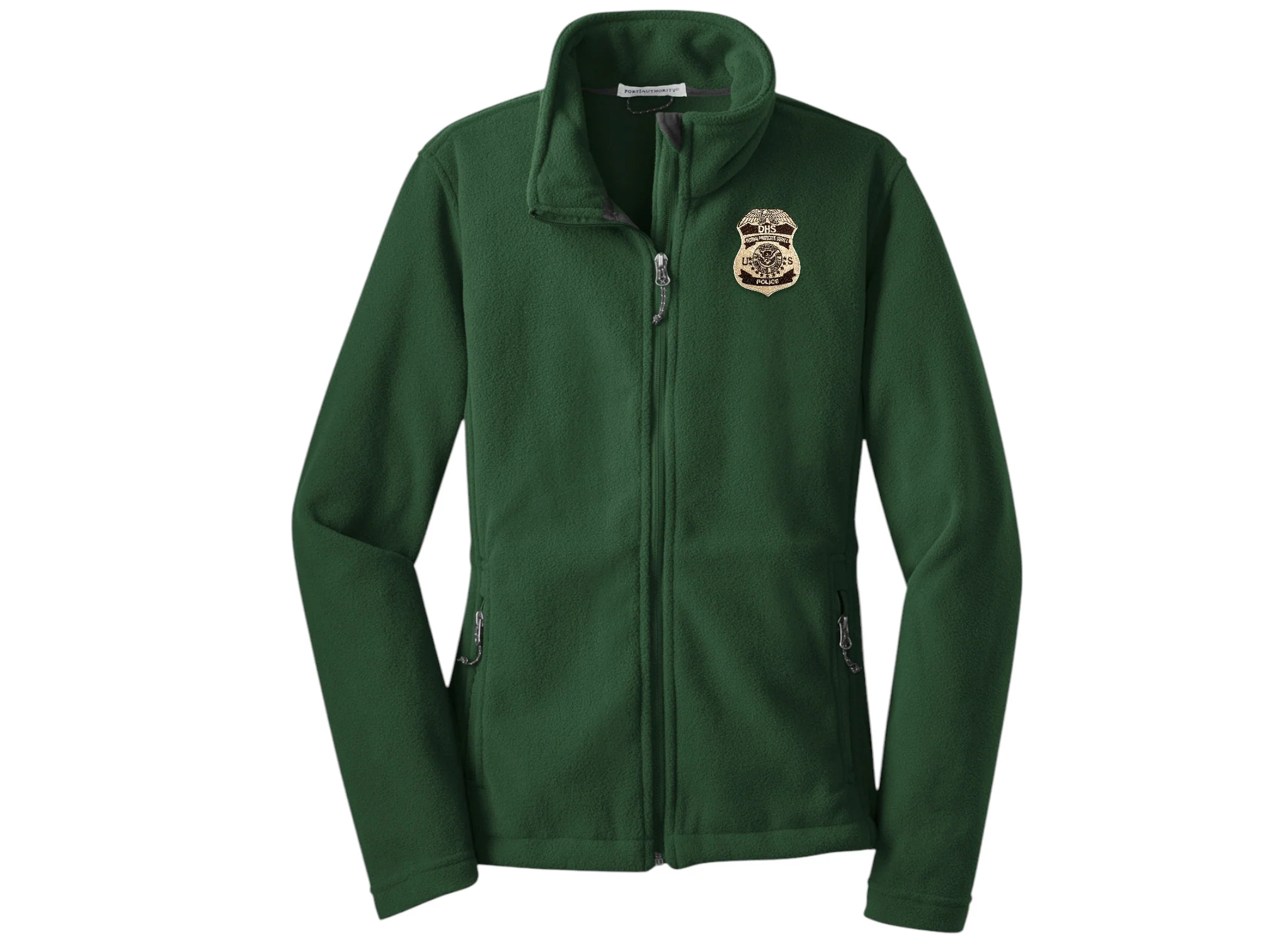 WOMEN'S DHS FPS BADGE FLEECE FULL ZIP JACKET-L217 - Image 9