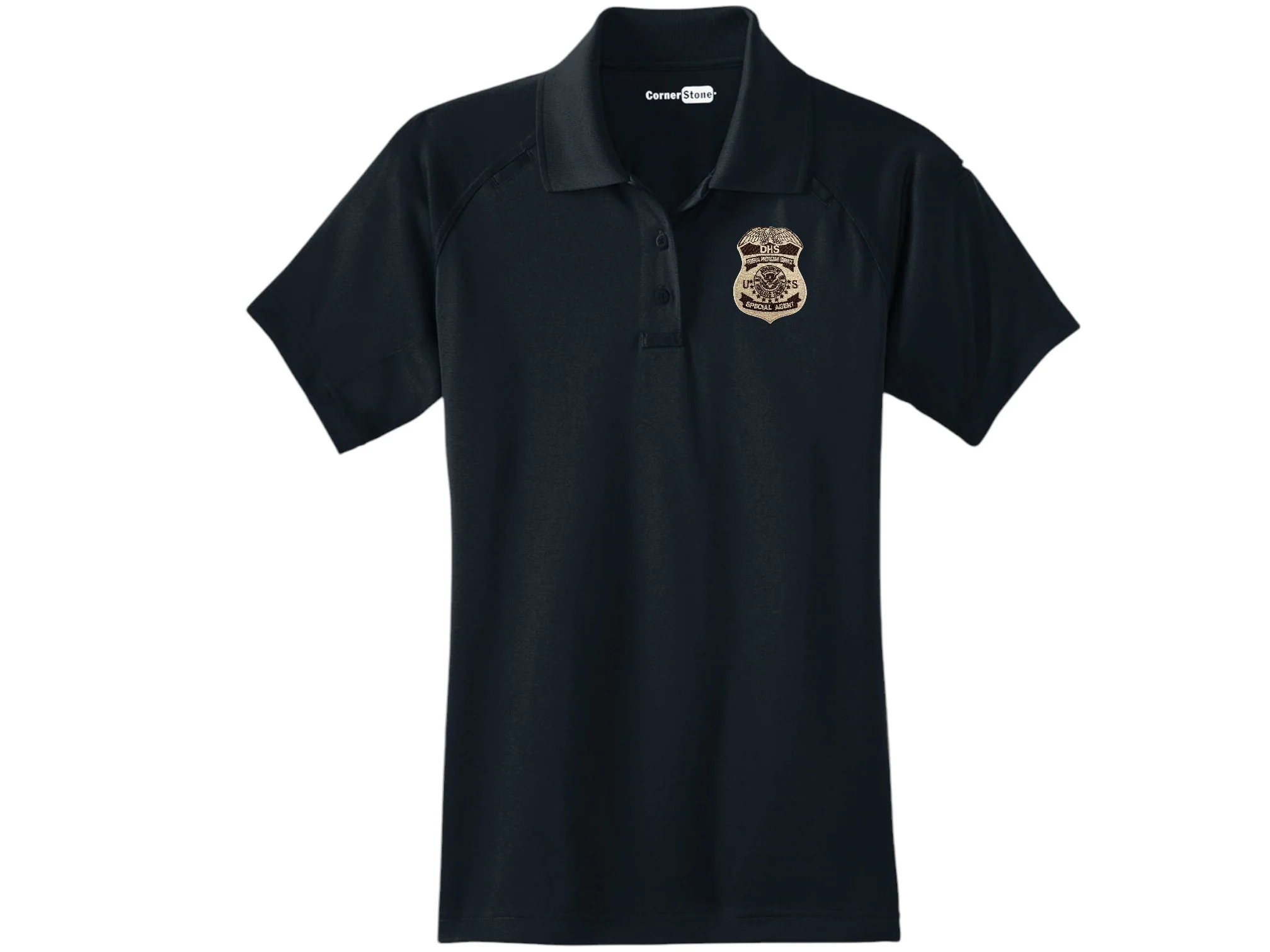 WOMEN'S DHS FPS BADGE POLO-CS411 - Image 3