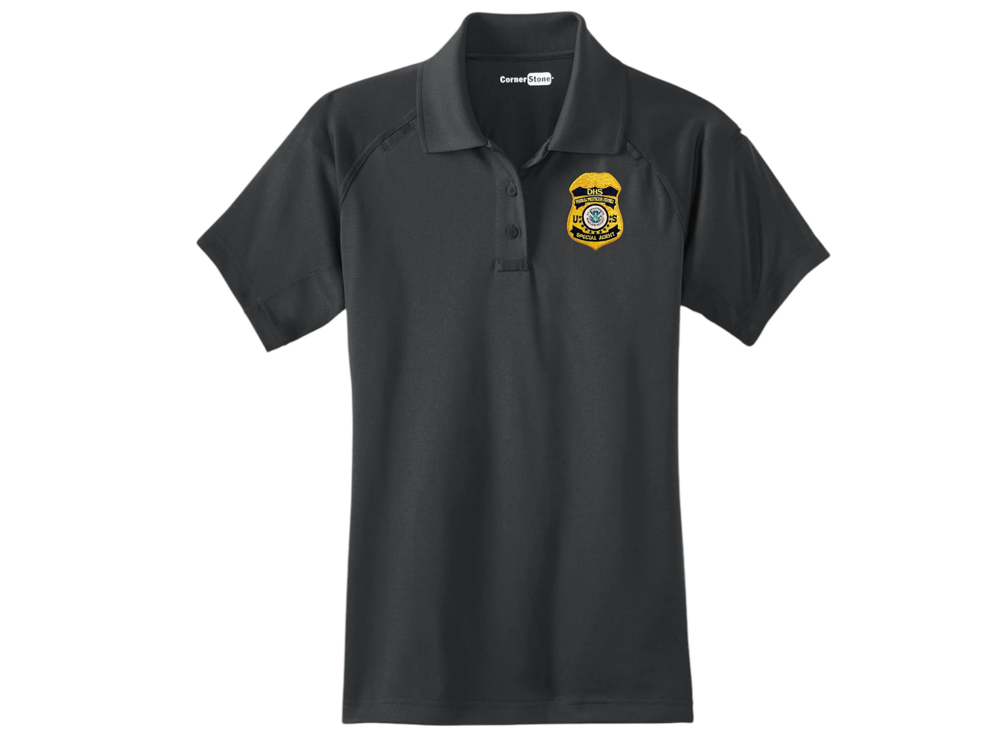 WOMEN'S DHS FPS BADGE POLO-CS411 - Image 7