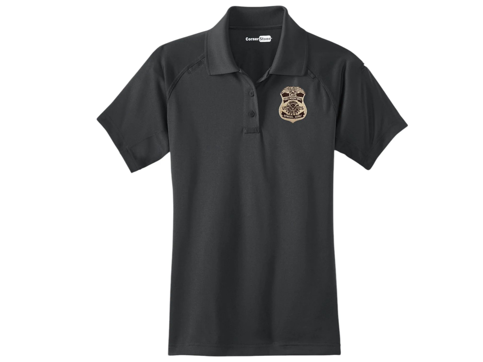 WOMEN'S DHS FPS BADGE POLO-CS411 - Image 9