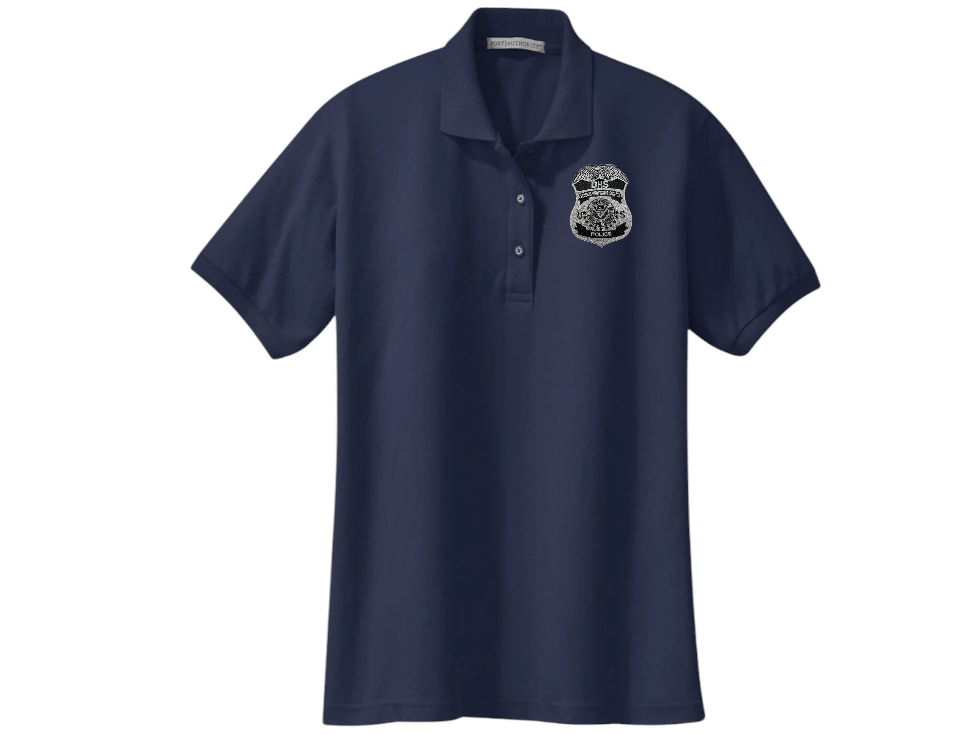 WOMEN'S DHS FPS BADGE PORT AUTHORITY POLO - L500 - Image 2