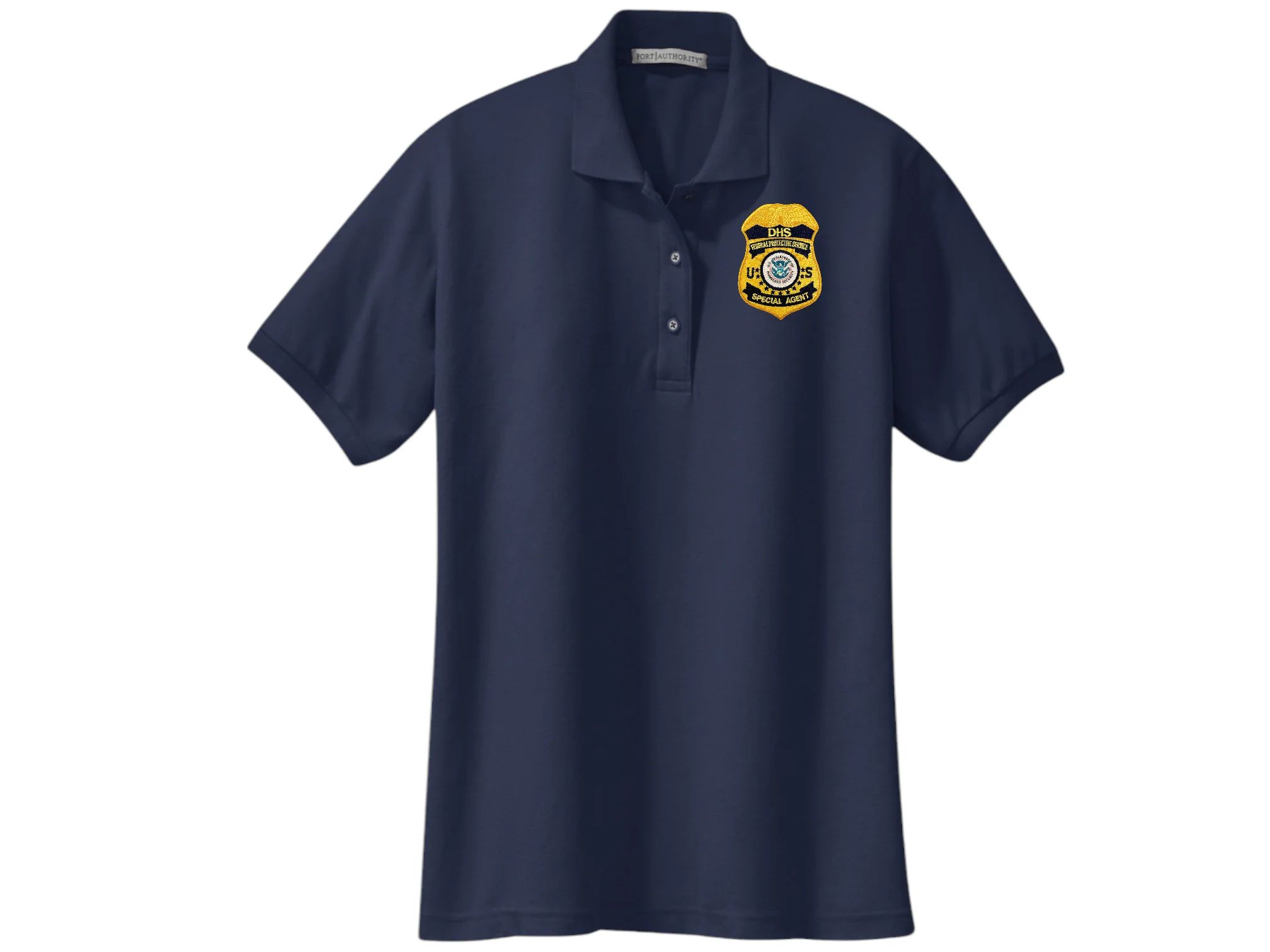 WOMEN'S DHS FPS BADGE PORT AUTHORITY POLO - L500 - Image 4