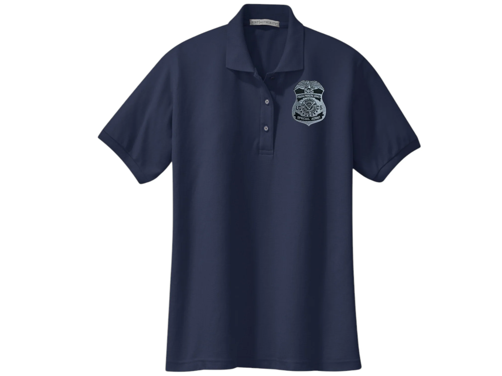 WOMEN'S DHS FPS BADGE PORT AUTHORITY POLO - L500 - Image 5