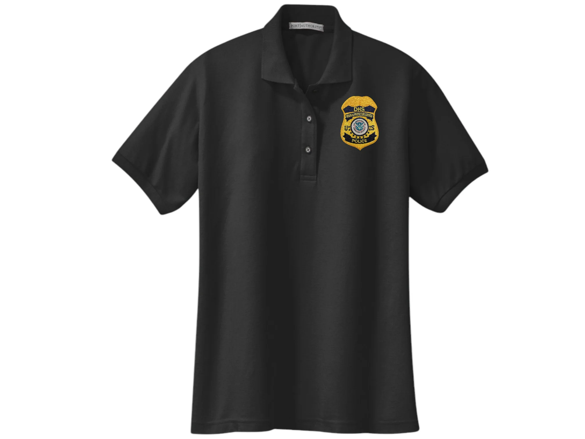 WOMEN'S DHS FPS BADGE PORT AUTHORITY POLO - L500 - Image 7