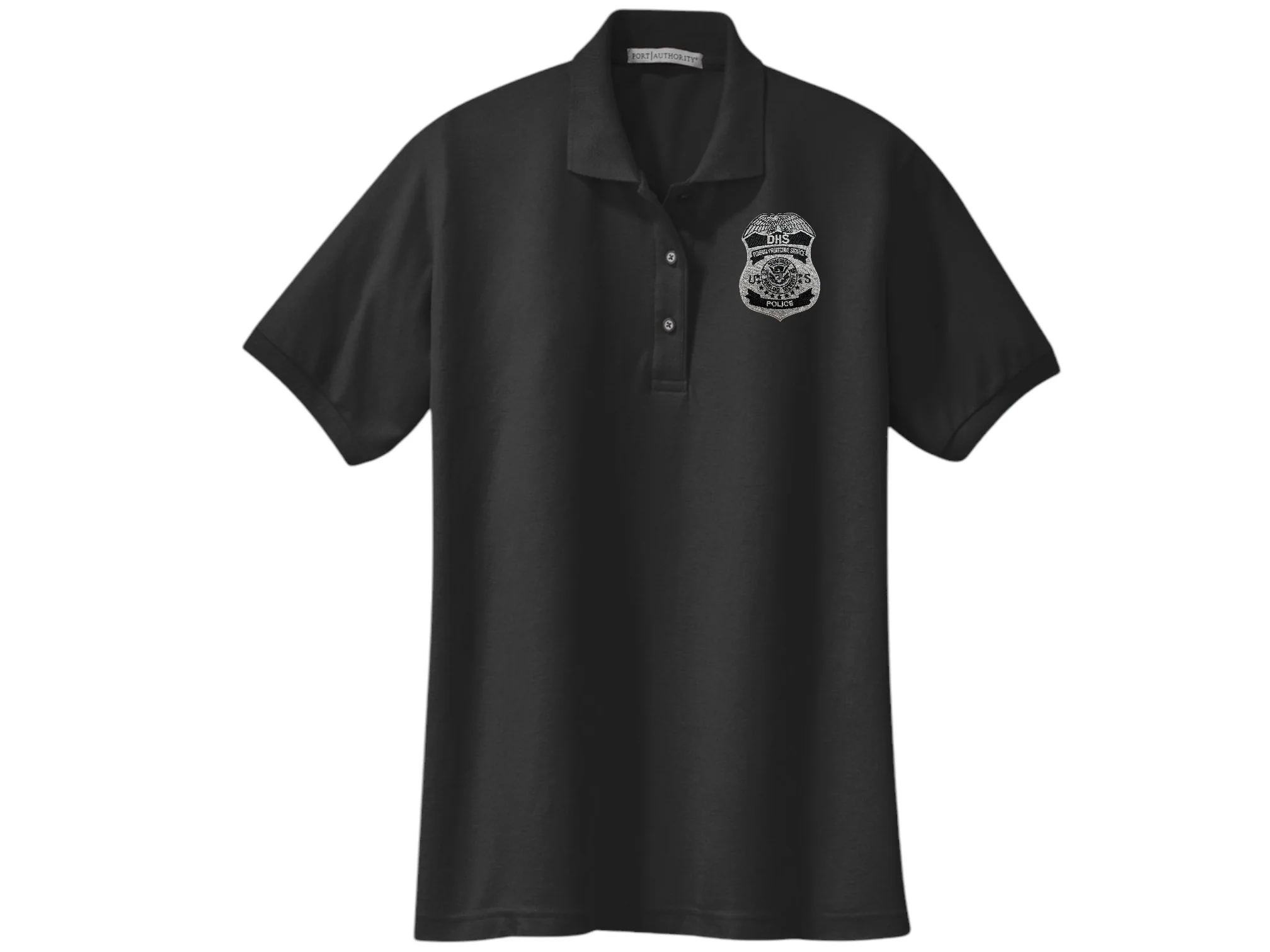 WOMEN'S DHS FPS BADGE PORT AUTHORITY POLO - L500 - Image 8