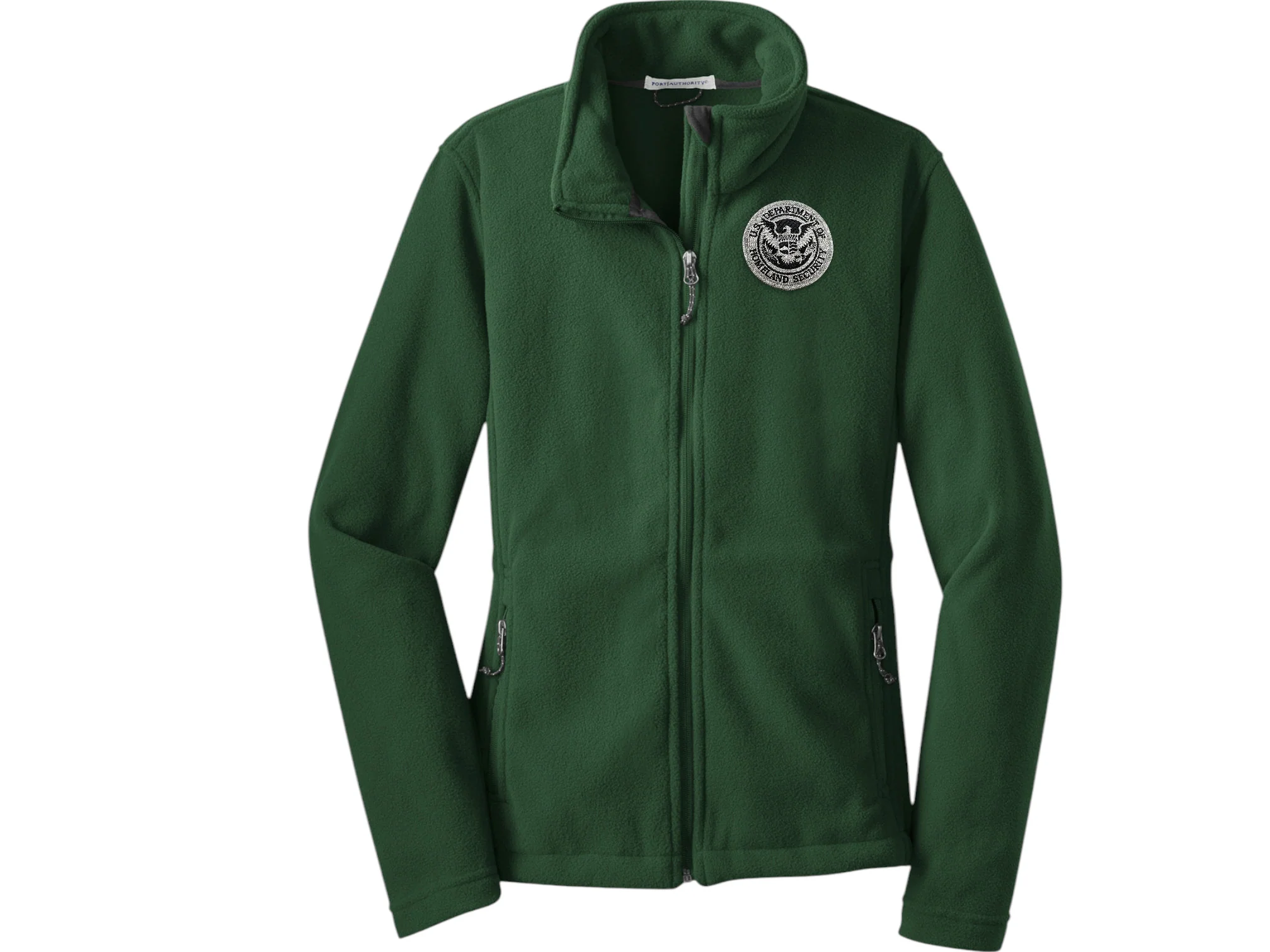 WOMEN'S FLEECE FULL ZIP JACKET DHS SEAL EMBROIDERED - Image 13