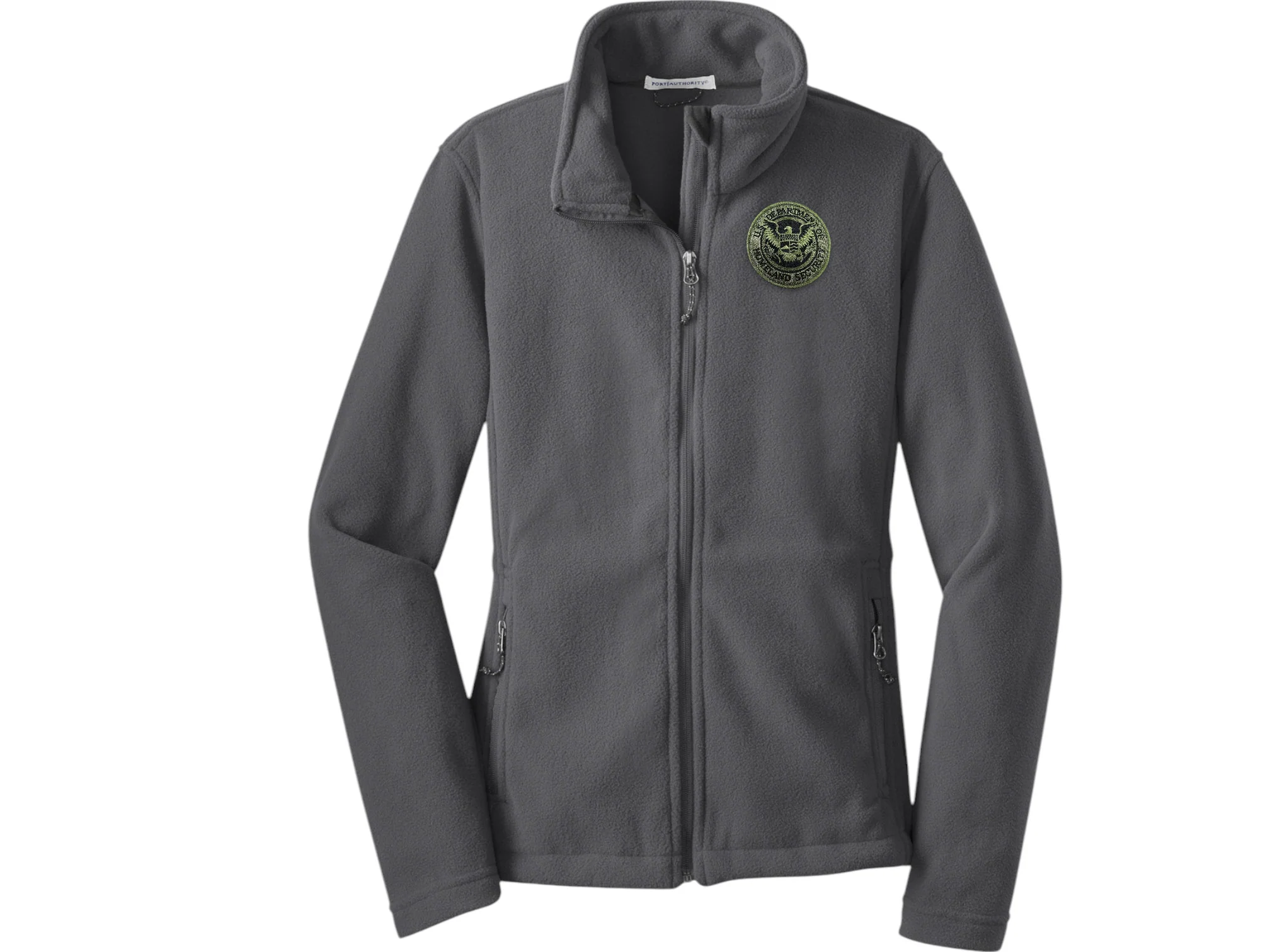 WOMEN'S FLEECE FULL ZIP JACKET DHS SEAL EMBROIDERED - Image 17