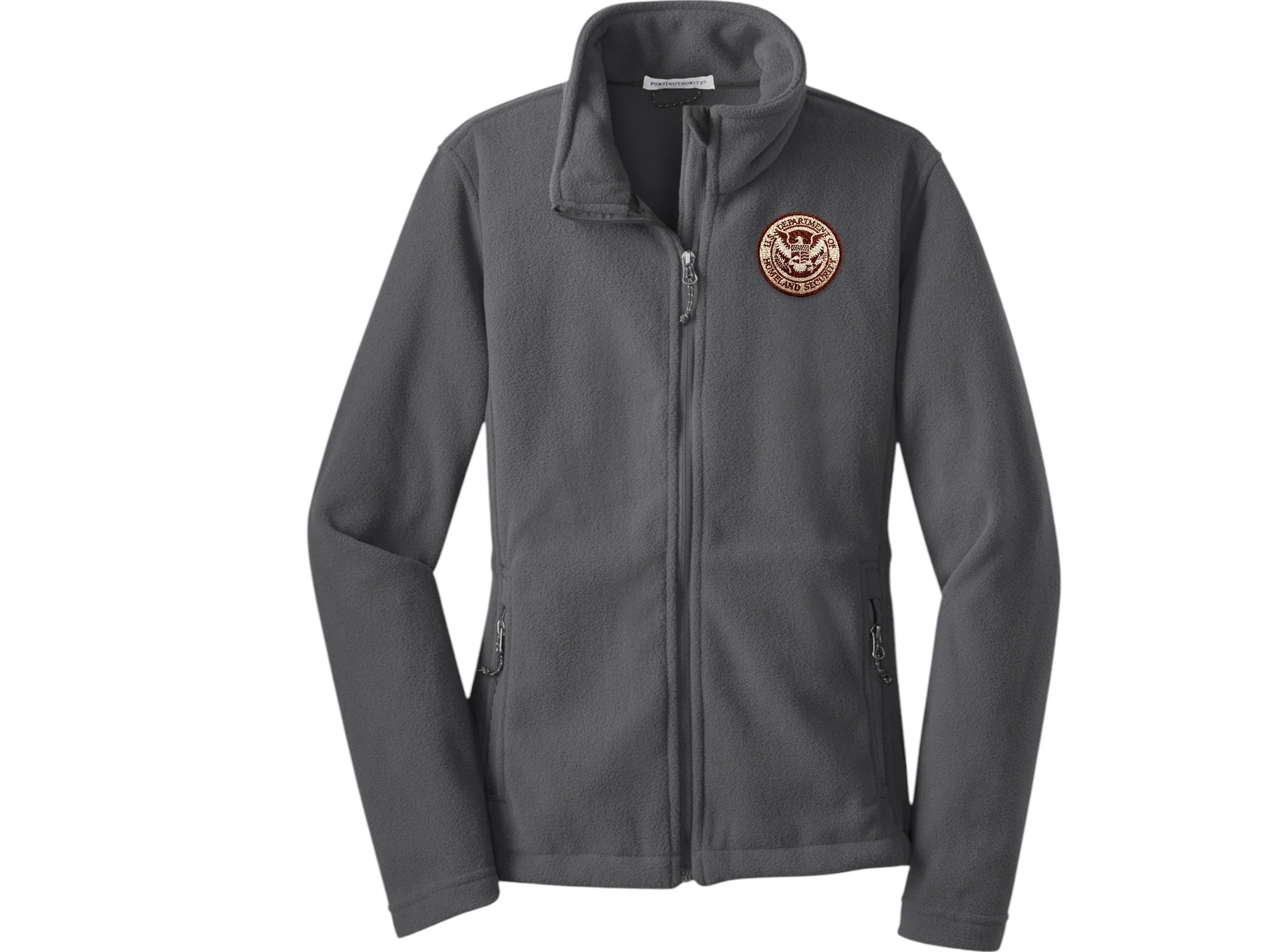 WOMEN'S FLEECE FULL ZIP JACKET DHS SEAL EMBROIDERED - Image 20