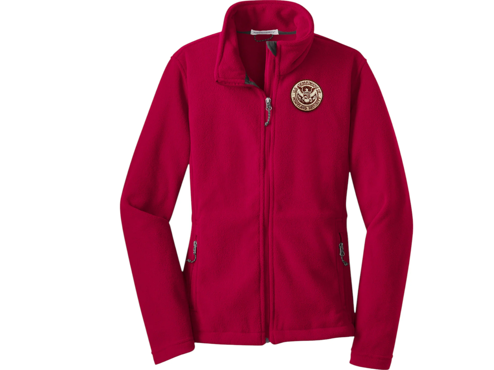 WOMEN'S FLEECE FULL ZIP JACKET DHS SEAL EMBROIDERED - Image 25