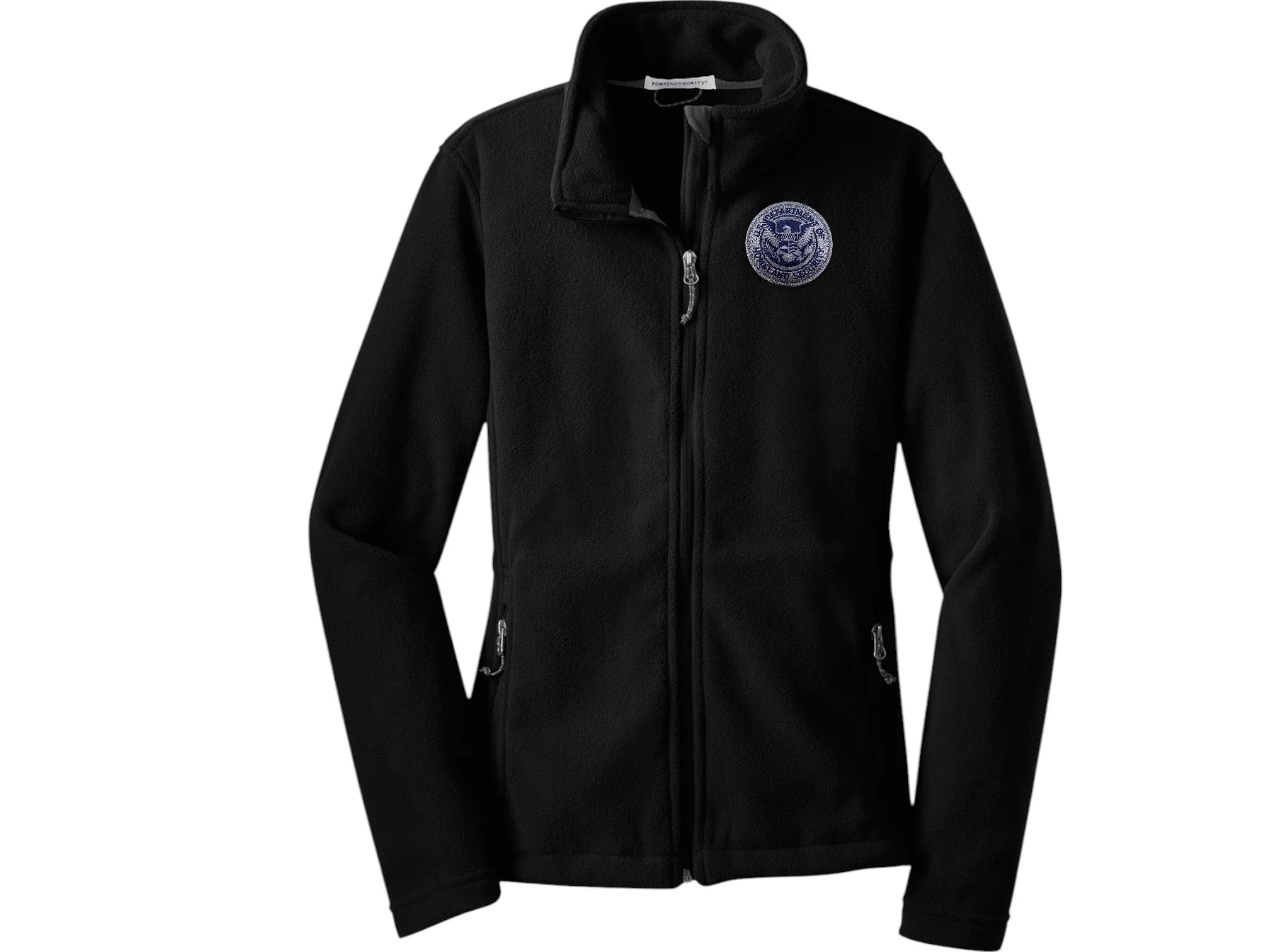 WOMEN'S FLEECE FULL ZIP JACKET DHS SEAL EMBROIDERED - Image 4