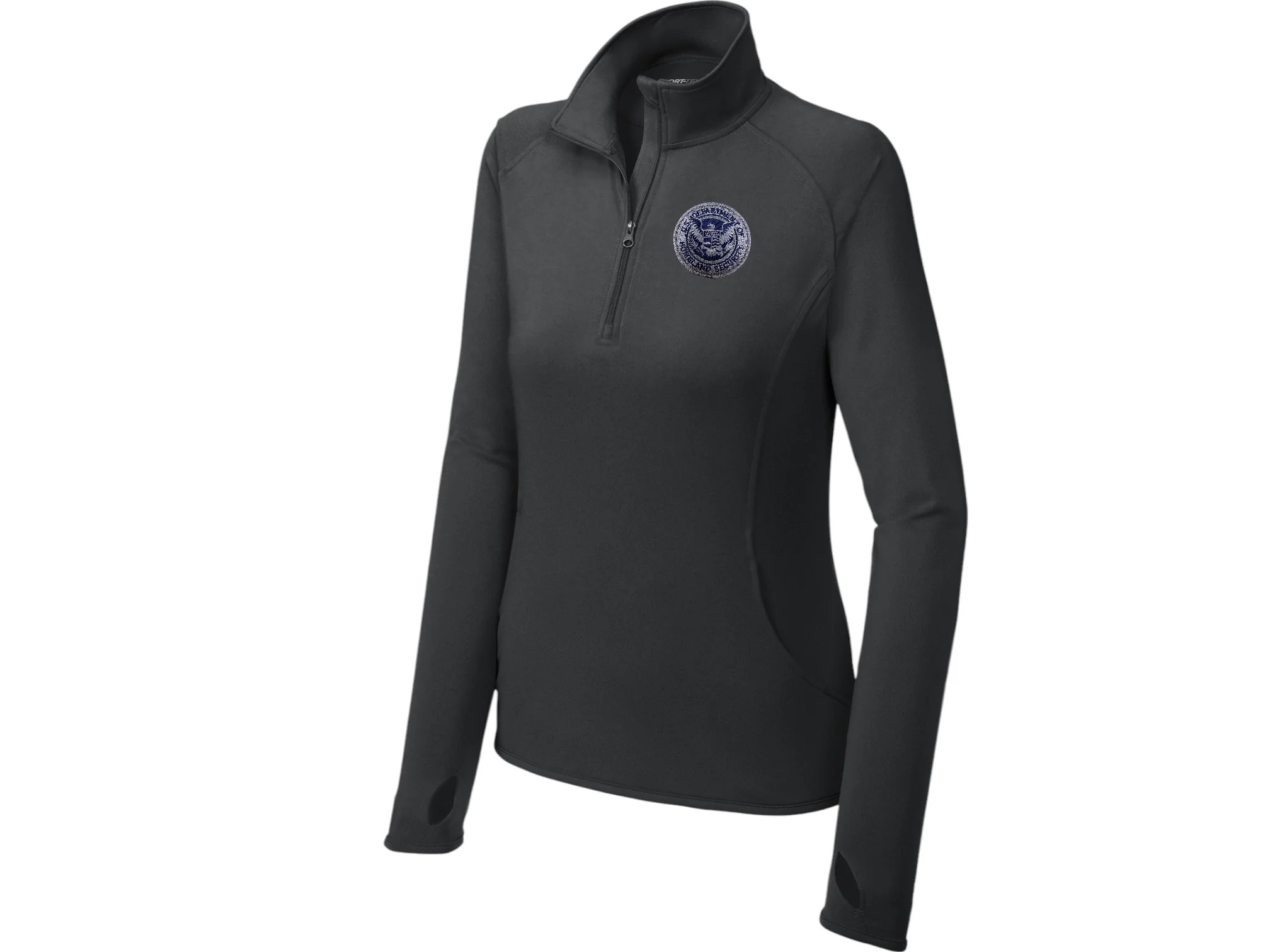 WOMEN'S DHS SPORT TEK SPORT WICK STRETCH 1/2 ZIP PULLOVER-LST850 - Image 13
