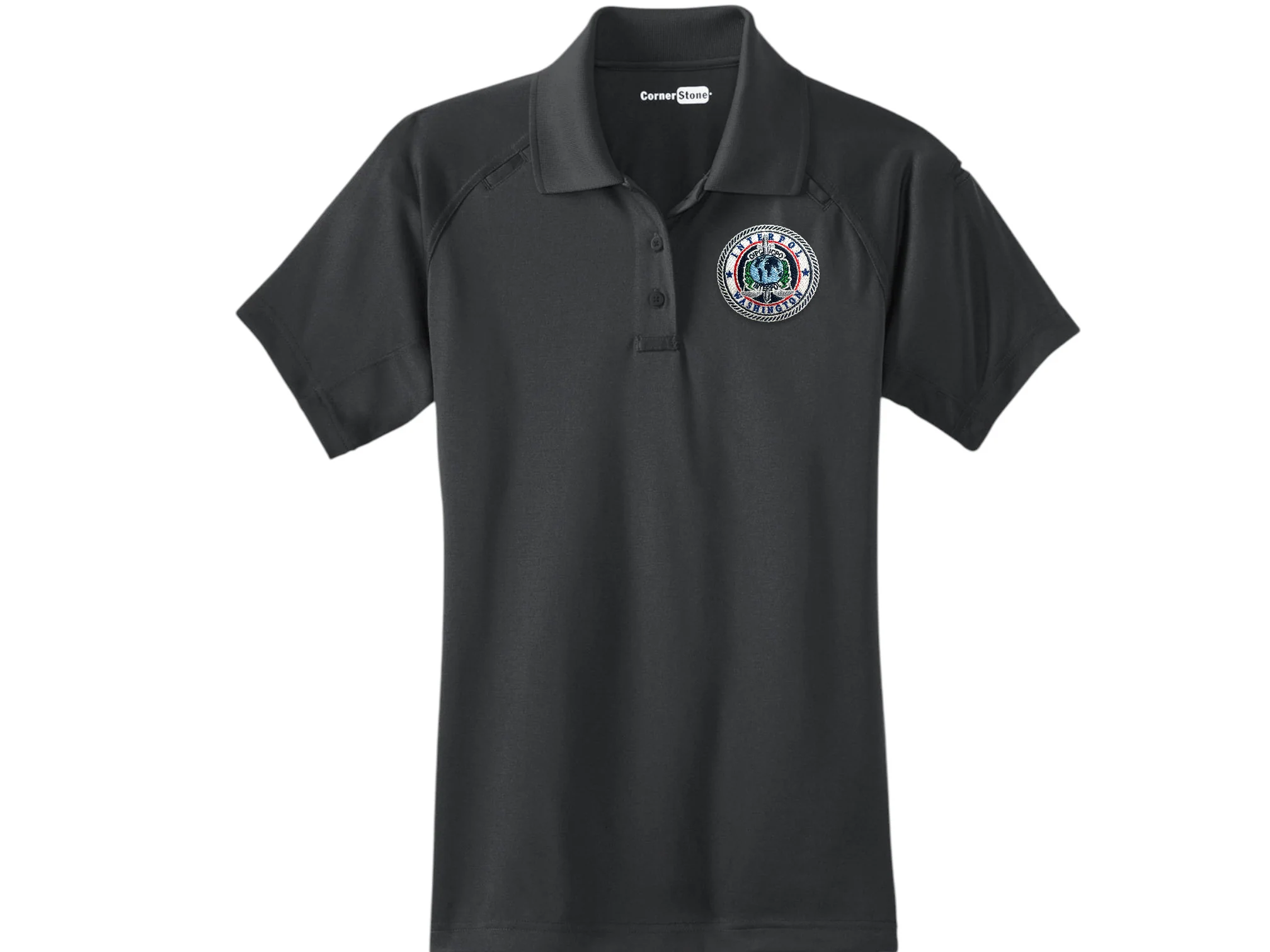 WOMEN'S EMBROIDERED INTERPOL WASHINGTON POLO-CS411 - Image 4