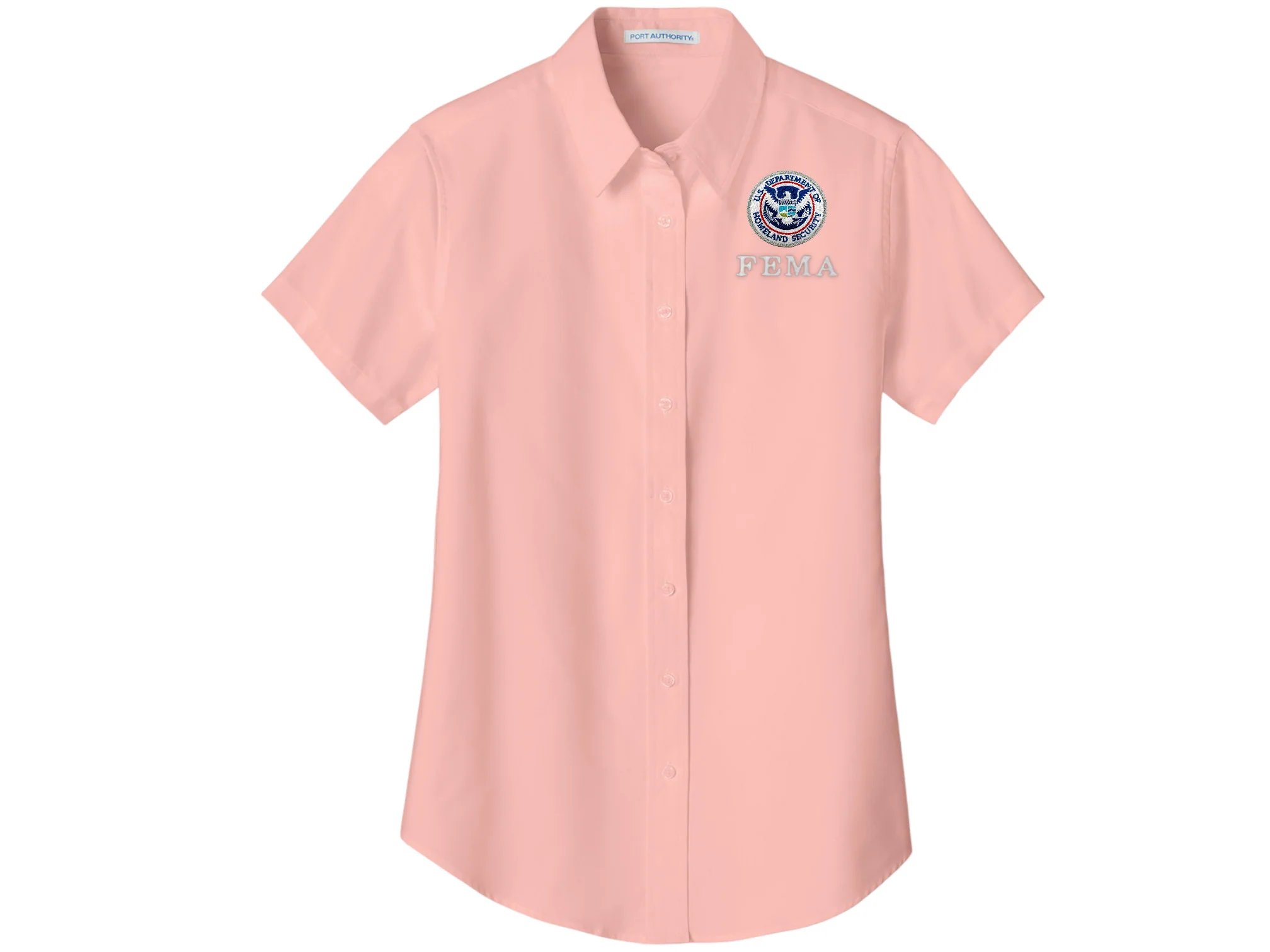 WOMEN'S FEMA BUTTON UP DRESS SHIRT-L508 - Image 12