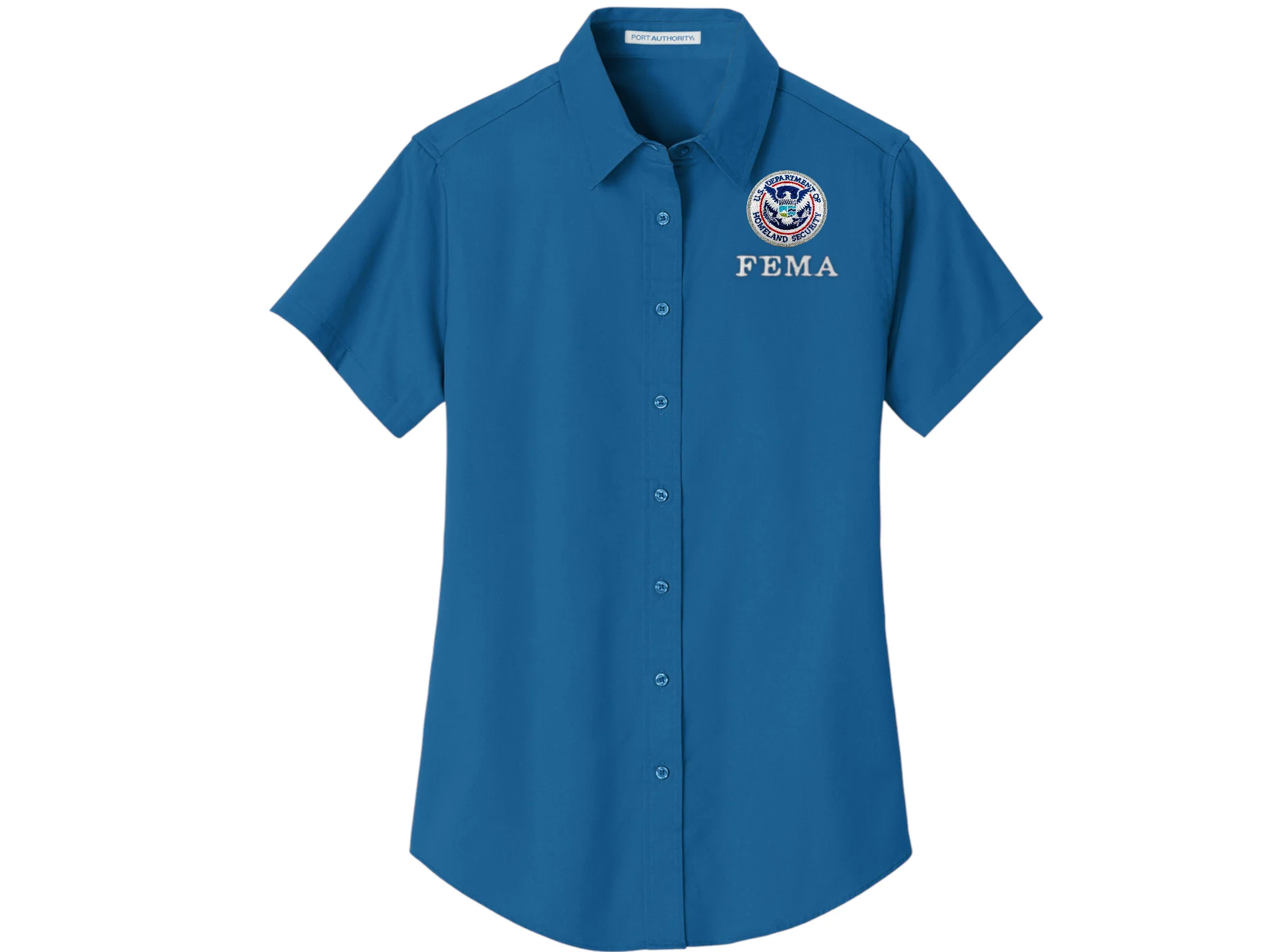 WOMEN'S FEMA BUTTON UP DRESS SHIRT-L508 - Image 13