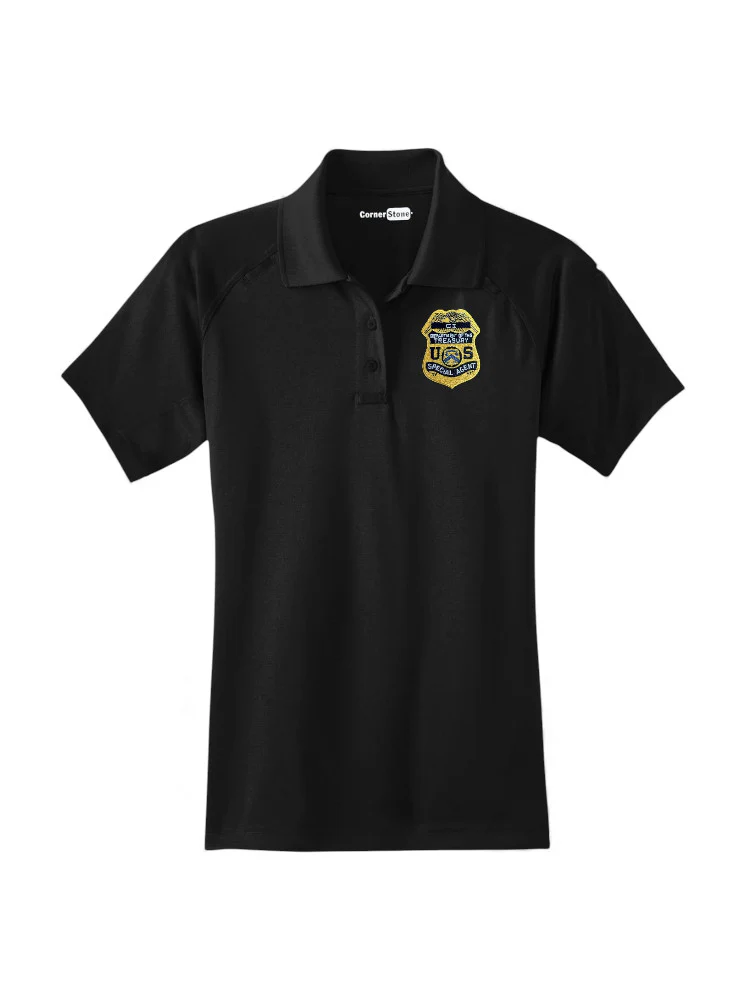 WOMEN'S IRS CI S/A BADGE POLO-CS411 - Image 2