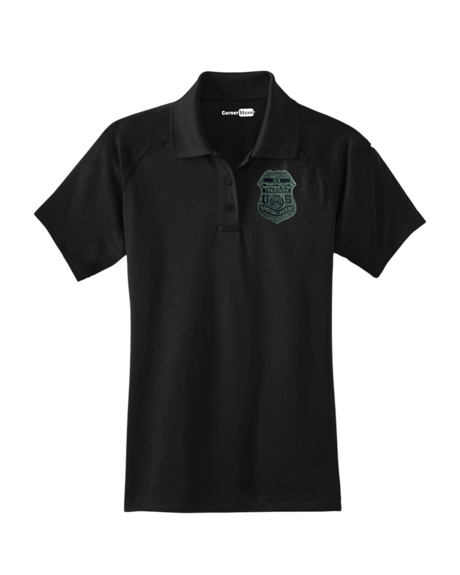 WOMEN'S IRS CI S/A BADGE POLO-CS411 - Image 4