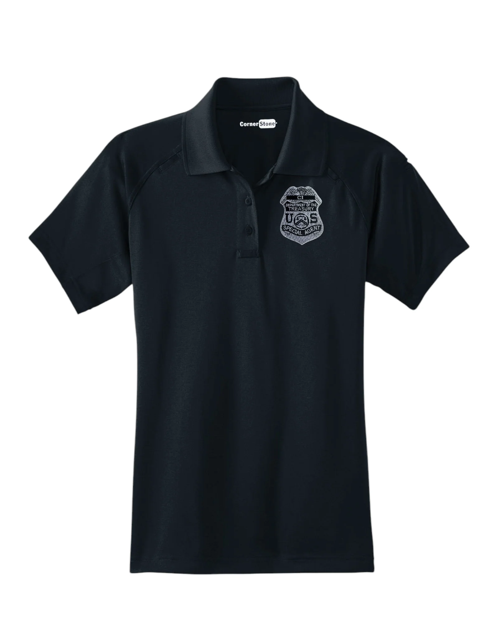 WOMEN'S IRS CI S/A BADGE POLO-CS411 - Image 6
