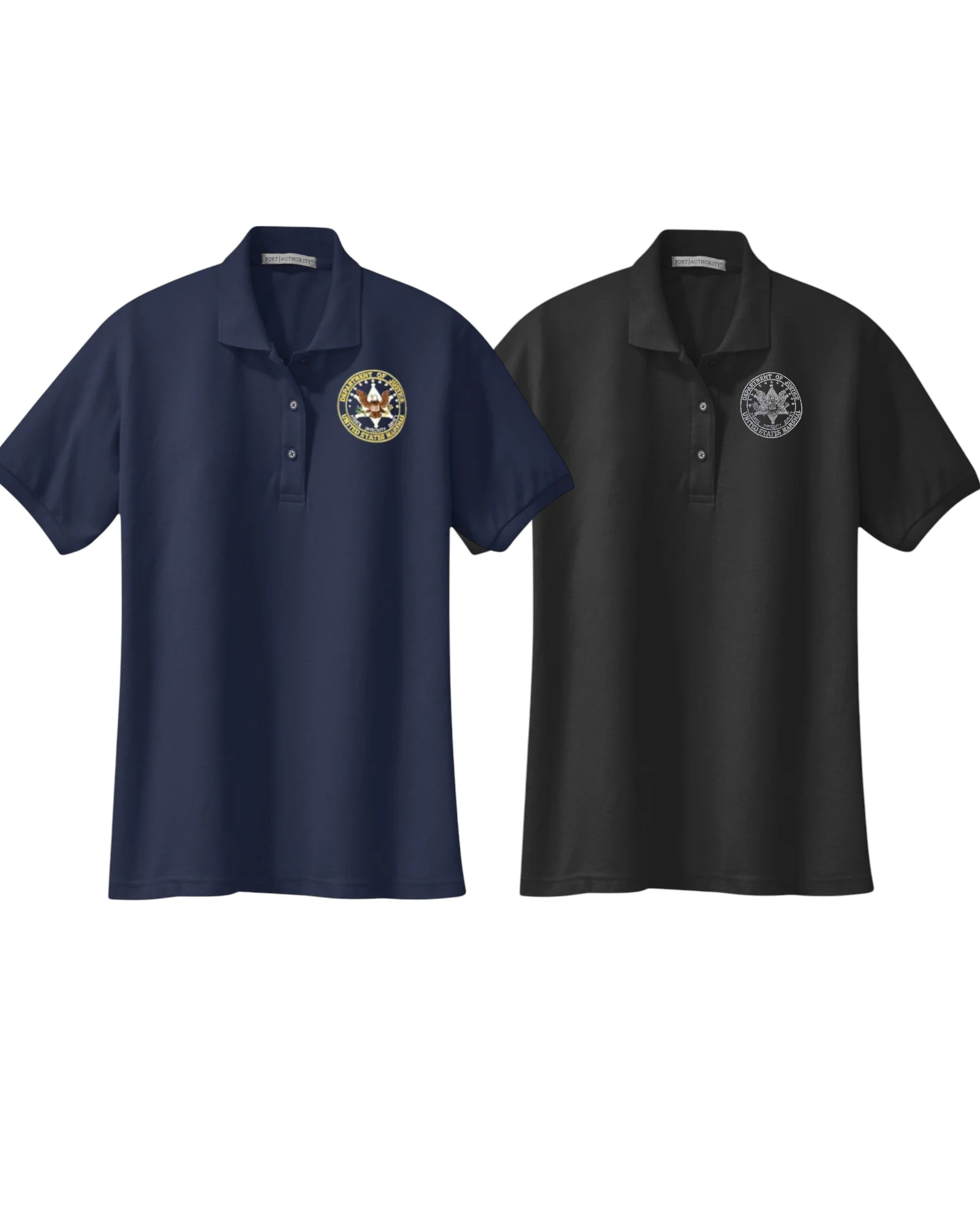 WOMEN'S USMS SEAL PORT AUTHORITY POLO - L500