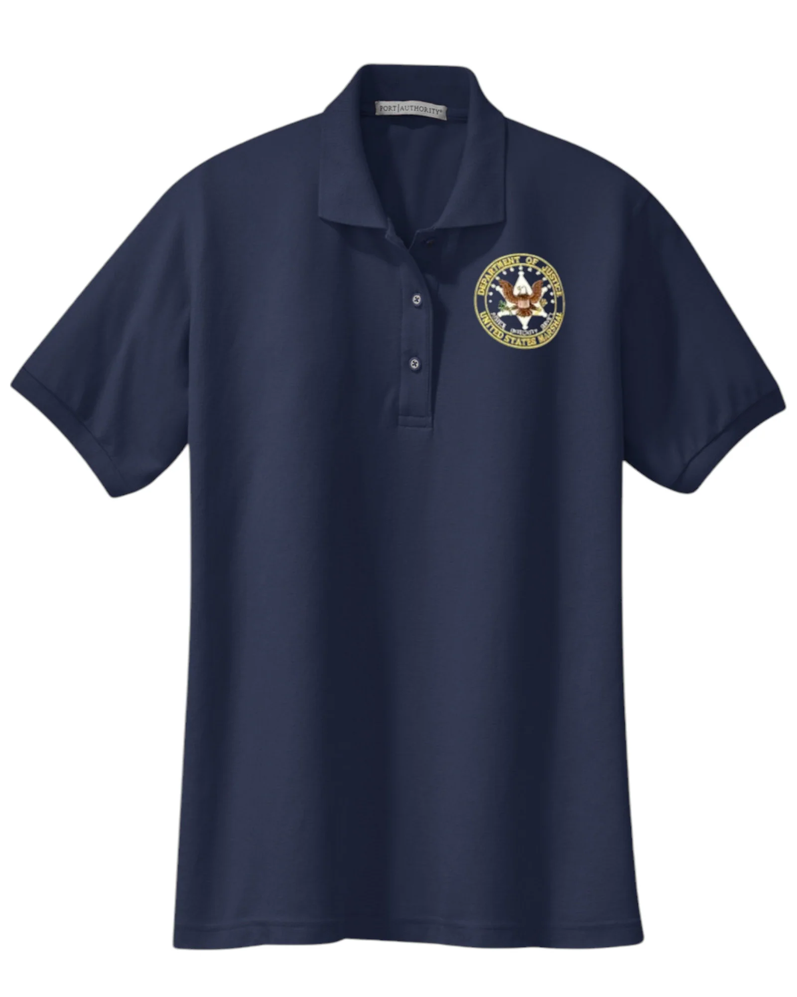 WOMEN'S USMS SEAL PORT AUTHORITY POLO - L500 - Image 2