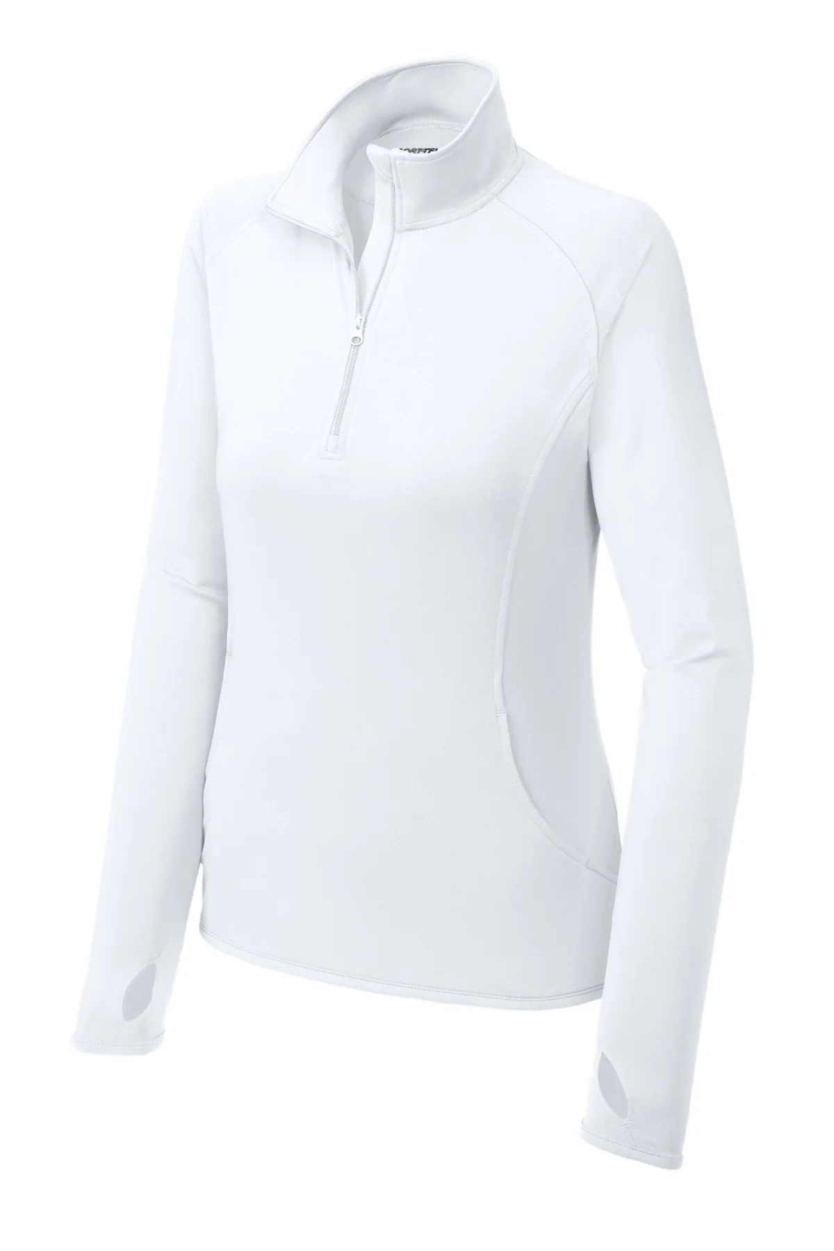 WOMEN'S SPORT-TEK SPORT WICK STRETCH 1/2 ZIP PULLOVER-LST850 - Image 12