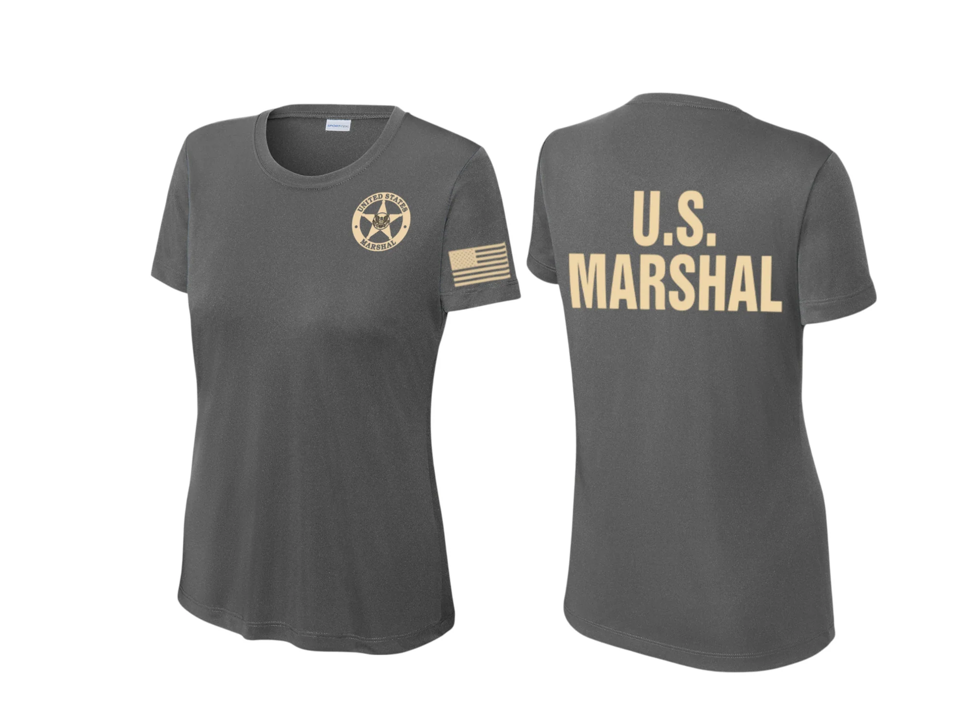 WOMEN'S USMS MOISTURE WICKING CUSTOM RAID T-SHIRT-LST350 - Image 15
