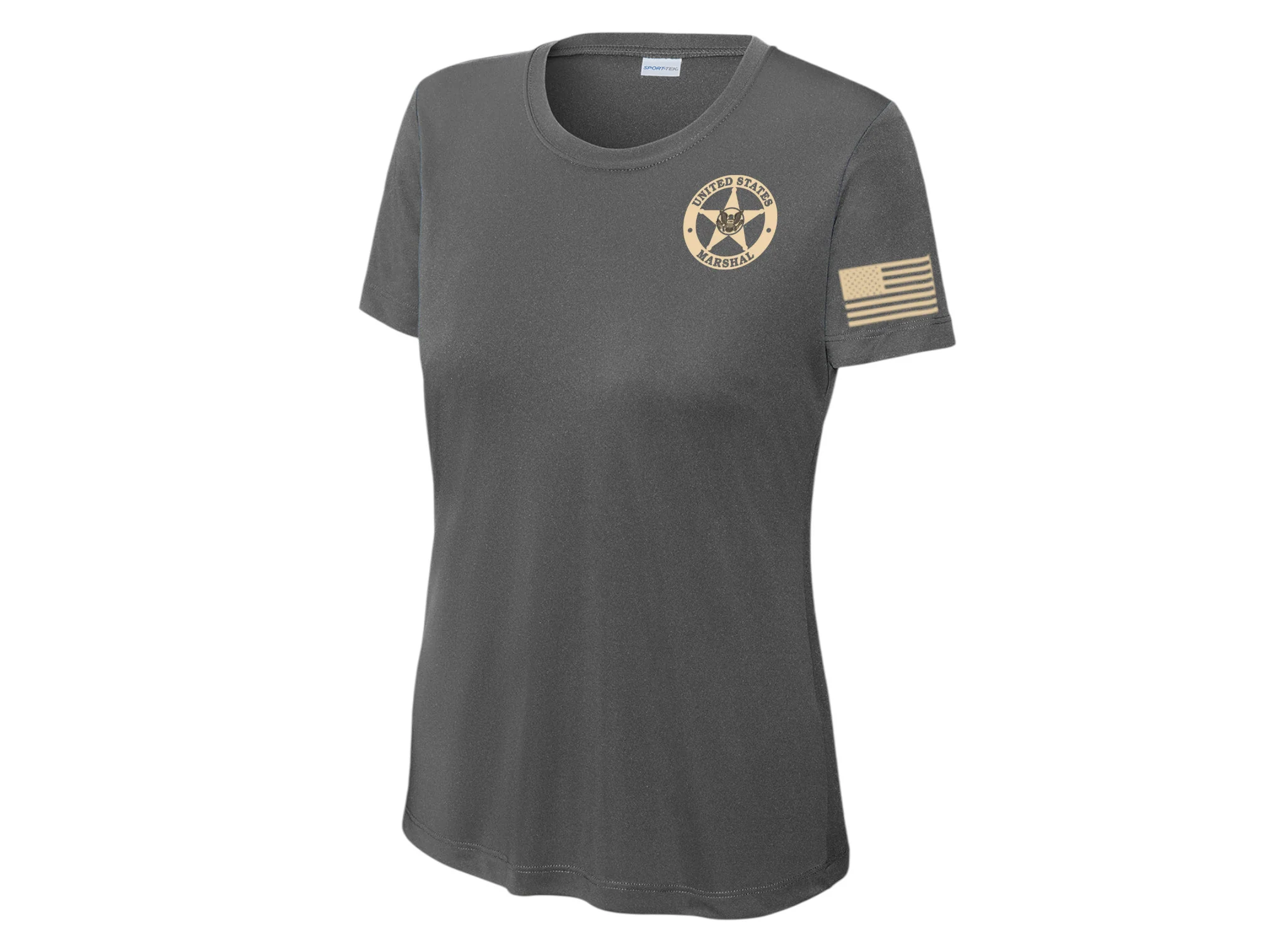 WOMEN'S USMS MOISTURE WICKING CUSTOM RAID T-SHIRT-LST350 - Image 7